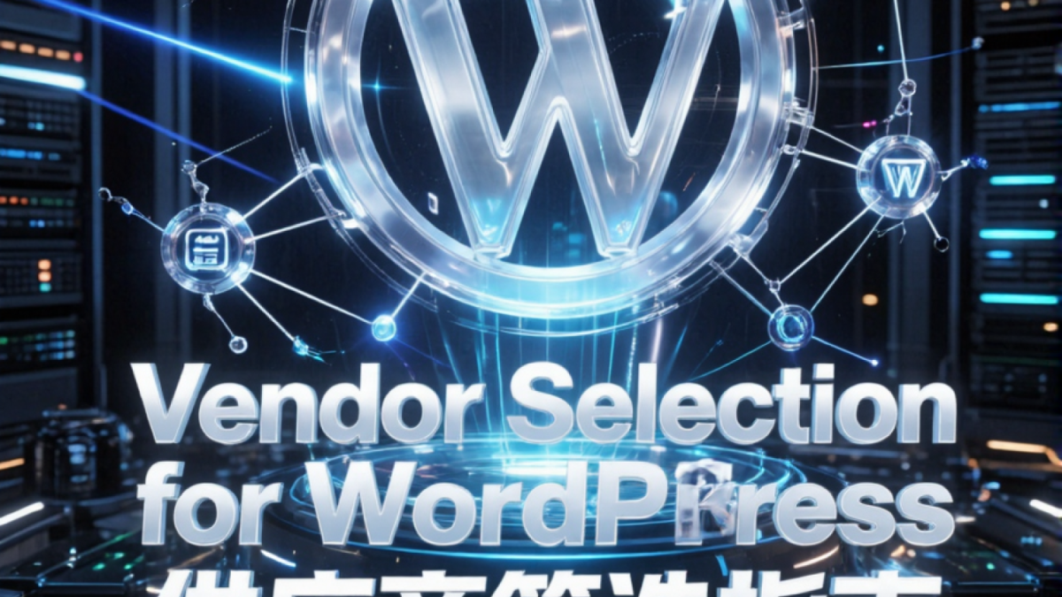 Vendor Selection for WordPress Membership Sites